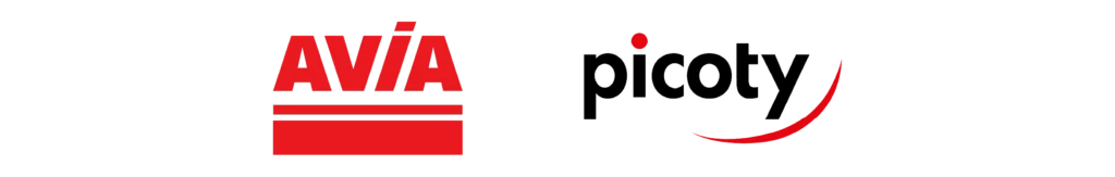 AVIA and Picoty logos